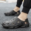 Men Fashion Hollow Lightweight Solid Color Sandals