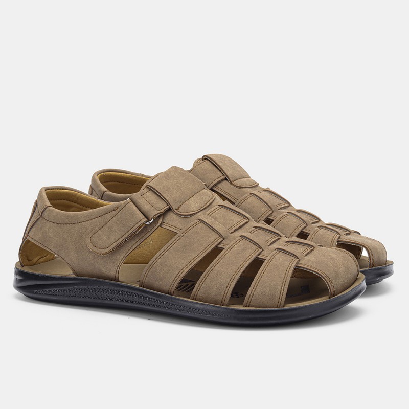 Men Casual Breathable Lightweight Pu Non-Slip Sandals Men Casual Breathable Lightweight Pu Non-Slip Sandals