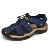 Men Casual Outdoor Large Size Leather Non-Slip Beach Sandals
