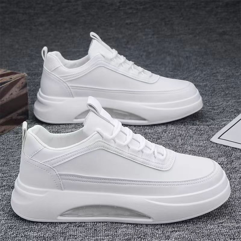 Men Fashion Casual Basic All-Match Lace-Up Thick-Soled Sneakers Men Fashion Casual Basic All-Match Lace-Up Thick-Soled Sneakers