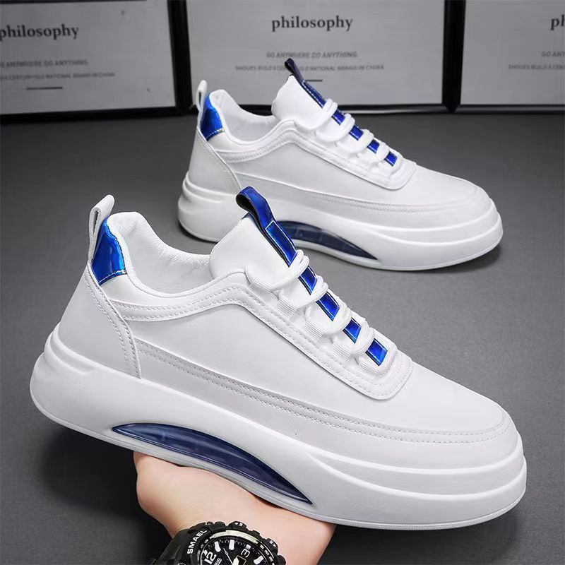 Men Fashion Casual Basic All-Match Lace-Up Thick-Soled Sneakers Men Fashion Casual Basic All-Match Lace-Up Thick-Soled Sneakers