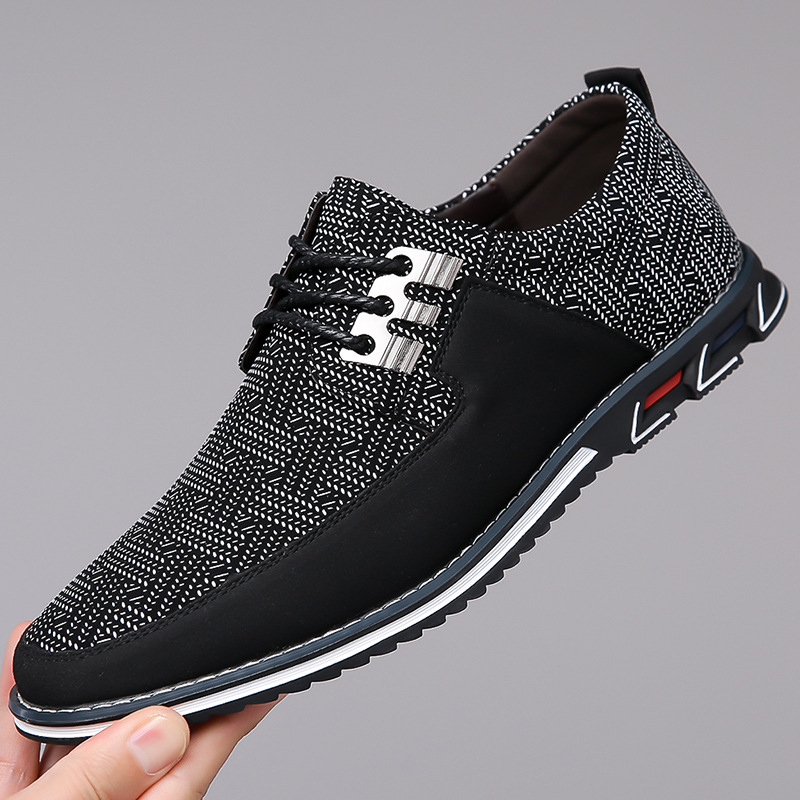 Plus Size Men Fashion Comfortable Leather Shoes