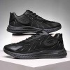 Men Fashion Casual Sports Mesh Lace-Up Thick-Soled Sneakers