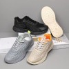 Men Fashion Casual Sports Mesh Lace-Up Thick-Soled Sneakers