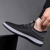 Men Fashion Casual Sports Mesh Lace-Up Thick-Soled Sneakers